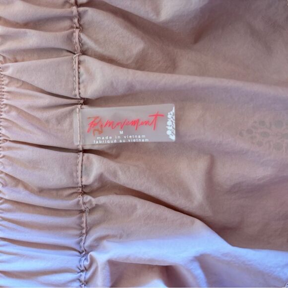 NWT FREE PEOPLE Movement Three Pointer Track Pants Zip Up Pink Salt Dark Slate - Picture 8 of 8